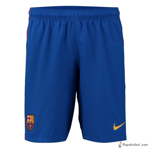 Pantalones Barcelona Replica Primera Ropa 2016/17 Azul